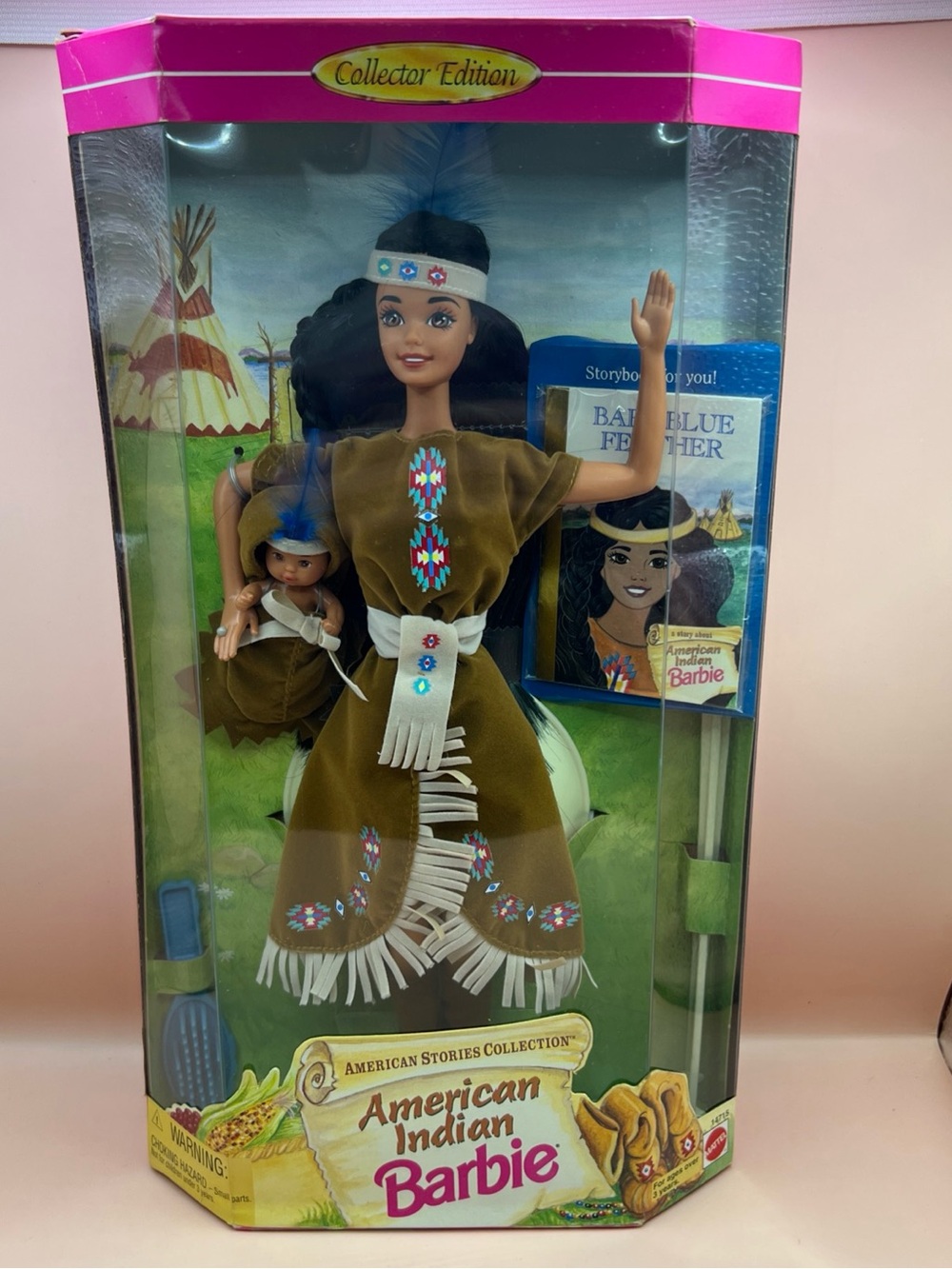 American Indian Barbie Doll 1995 - American Stories Collection 14715 NRFB Sealed